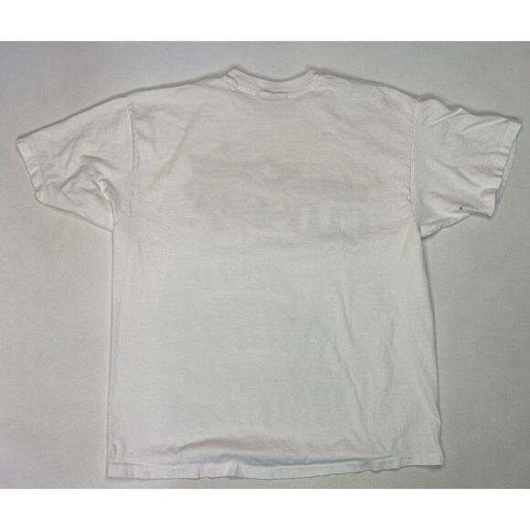 VINTAGE Washington DC Close Up Graphic T-shirt Men XL White 90s Single Stitch - Picture 6 of 10